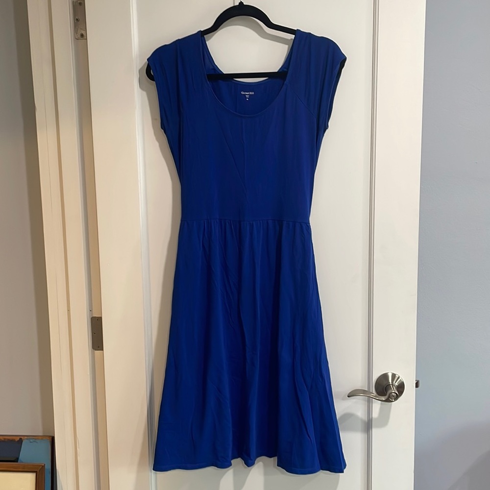 Royal blue garnet hill “throw on” dress